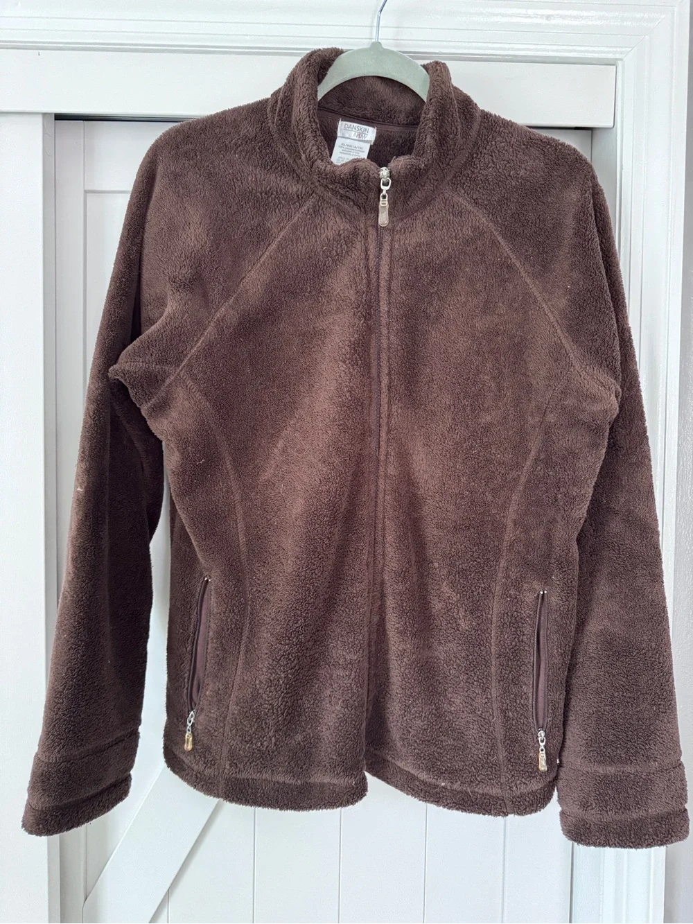 Danskin Now Brown Fleece Jacket